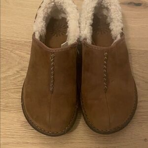 UGG Brown Moccasins with Cream Lining